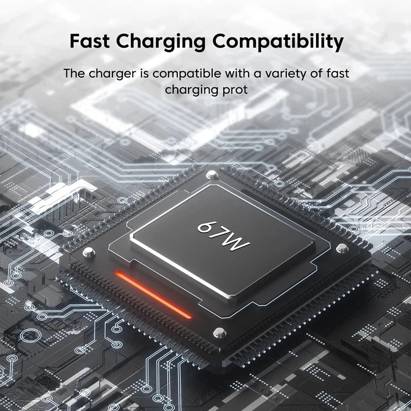 Fast Charger Cable  Quick  Charging for Xiaomi  100-240V, USB Charger Cable Sleek Charging Design, Durable Charging Port